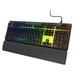 URage Exodus 515 Illuminated čierna / Herná klávesnica / membránová / DE layout / RGB / USB-A / kábel 1,8 m