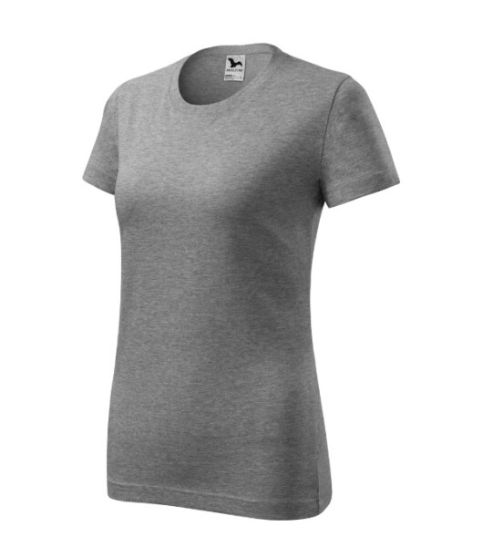 Klasické nové tričko dámske tmavosivé zvýraznenia 2XL