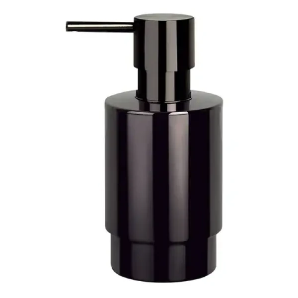 Spirella NYO dávkovač mydla čierny / oceľ / 200 ml (7610583154286)
