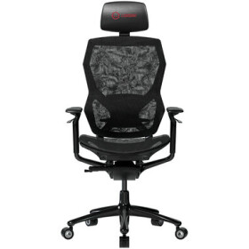Lorgar Grace 855 čierna / ergonomická stolička / nastaviteľná / sieťovaná / pojazdové kolieska / nosnosť 150 kg (LRG-CHR855B)