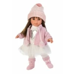 Llorens 53528 SARA - realistická bábika s mäkkým látkovým telom - 35 cm