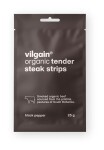Vilgain Sušené steakové prúžky BIO – čierne korenie 25 g
