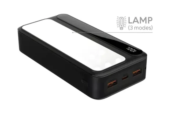 Rebeltec P20 LCDPD LAMP / Powerbanka / 20 000 mAh / LCD displej / PD nabíjanie / LED svietidlo (RBLAKT00031)