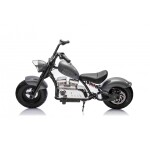 Mamido Detská elektrická motorka Chopper Warrior 36V čierna