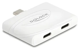 DeLock USB Type-C - USB Type-C / USB adaptér / Dáta 10 Gbps / Video 4K 60 Hz / PD 92 W (61088)