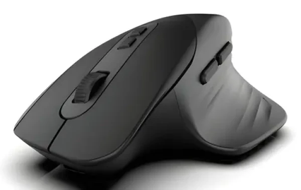 INCA IWM-553S čierna / Myš / Ergonomická / 2,4 GHz Bluetooth 5.0 / 1600 DPI / 7 tlačidiel / USB-C (IWM-553S)