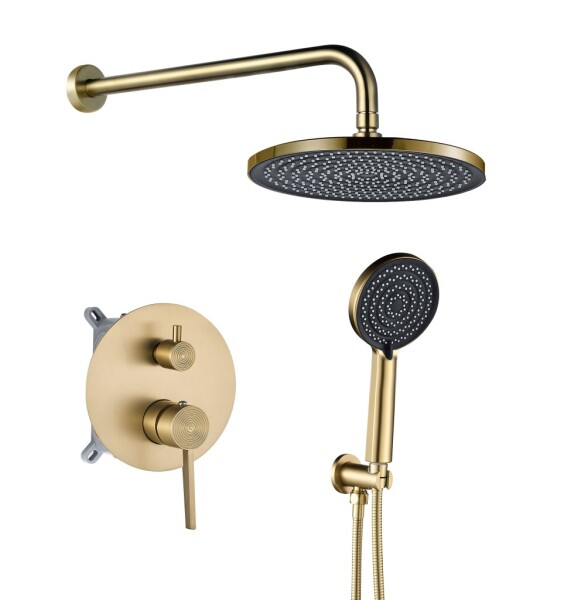 REA - Podomietková sprchová sada Foster Brush Gold + BOX REA-P6441