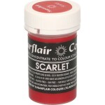Gélová farba scarlet pastelová 25 g - Sugarflair - Sugarflair