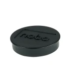 NOBO Magnety 38 mm čierne, 4 ks / Okrúhle / nosnosť 10 listov A4 (1901630)