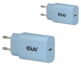 Club 3D CAC-3020 modrá / Nabíjačka USB-C / 2-pack / 30W / Power Delivery (CAC-3022)
