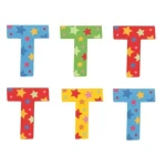 Bigjigs Toys Hviezdičkové písmenko T/od 3 rokov