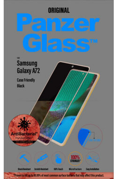 PanzerGlass Case Friendly AB Tvrdené sklo pre Samsung Galaxy A72 čierna (5711724072550)