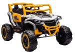 Mamido Elektrické autíčko Buggy M1 4x4 žlto-biele