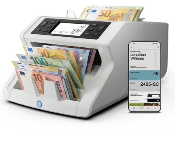 Safescan 2485-SC / Počítačka bankoviek / s detekciou falzifikátov (115-0752)