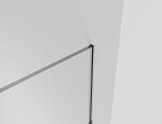 CERANO - Sprchová zástena Walk-in Crystal TL/P - 8 mm - bezvzperový systém - chróm, industriálne sklo - 150x140x200 CER-8050BD4833