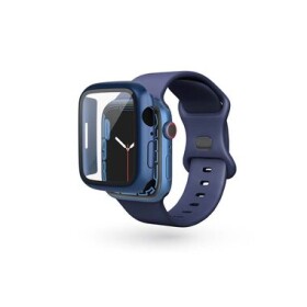 Epico Sklenený ochranný kryt pre Apple Watch Watch 7/8 (41 mm) metalická modrá (63310151600001)