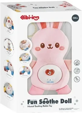 CHIPOLINO Plyšový zaspávač Rabbit Pink