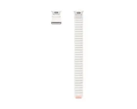 Samsung Textilný remienok Galaxy Watch 4/5/6/7 ružová/biela S/M / Remienok / Textil / 20 mm (57983128023)