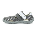 Fare B5464461 šedé detské barefoot sandále 31 EUR