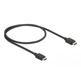 DeLock Vysokorýchlostný kábel HDMI 85386 / Kábel / 48 Gbps / 8K 60Hz / 0,5 m / nylonový oplet (85386)