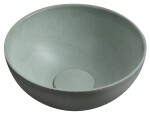 SAPHO - MINOR betónové umývadlo na dosku, priemer 26cm, zelená mat MR26023