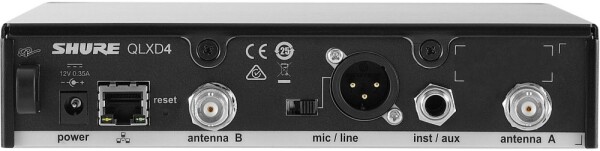Shure QLXD4E=-G51 - odbiornik cyfrowy (470-534 MHz)