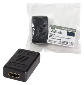 LogiLink HDMI spojka čierna / Spojka / HDMI - HDMI / HDMI 1.3b (AH0006)