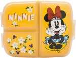 STOR Multi box na desiatu Minnie žltý / 3 priehradky / bez BPA / odolný materiál (81220)