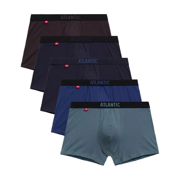 Pánske boxerky 5 pack 004/1 - Atlantic vícebarevná XXL