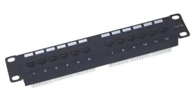 Xtendlan 10" 12 portov Cat5e / Patch panel / 1U (PP0-12K)