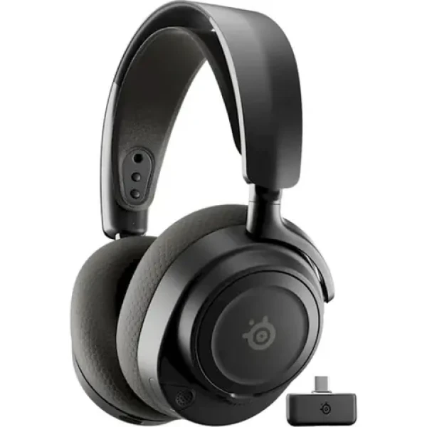 SteelSeries Arctis Nova 7 gen 2 čierna / Herné bezdrôtové slúchadlá / BT + USB-C / mikrofón (500413)