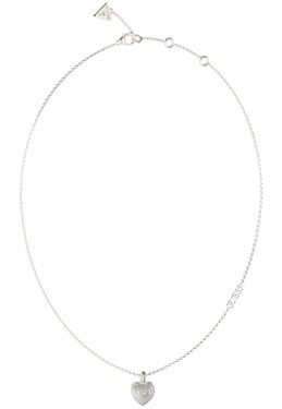 Guess Slušivý oceľový náhrdelník so zirkónmi Amami JUBN04030JWRHT/U