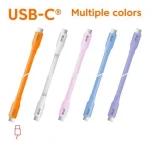 Club3D CAC-3000 oranžová / Kábel USB-C / USB4 Gen2x2 / PD 240W / 20 Gbps / 2 m (CAC-3000)
