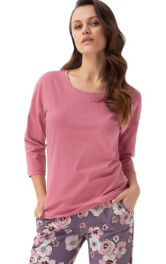 Dámske pyžamo Luna 397 3/4 3XL světle růžová 3xl