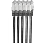 Shiverpeaks Cat6 S/FTP čierna / Patch kábel / 0,5 m / RJ-45 / LSZH (BS75711-H0.5S-SET5)
