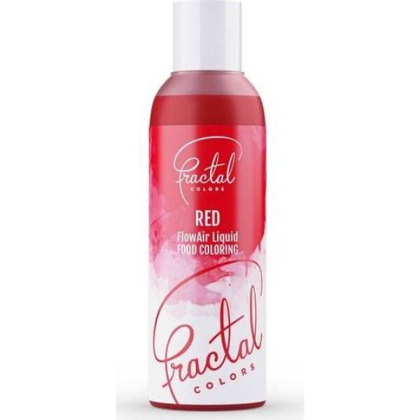 Airbrush farba tekutá Fractal - Red (100 ml) 6102 - dortis - dortis
