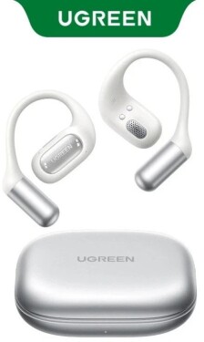 Ugreen Słuchawki bezprzewodowe Clips-on UGREEN FitBuds WS213 Bluetooth 6.0 (biele)