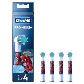 Oral-B Pro Kids Spiderman 4 ks biela / Náhradné hlavice / extra mäkké štetiny / od 3 rokov (8006540805374)