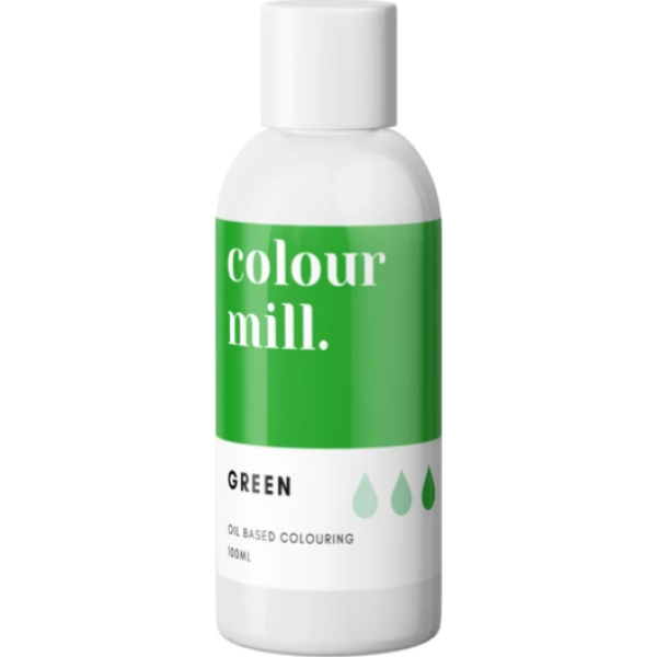 Olejová farba 100 ml vysoko koncentrovaná zelená - colour mill - colour mill