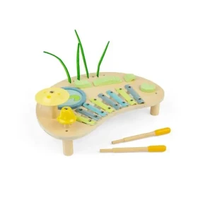 Bigjigs Toys Hudobný stolček Džungľa