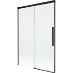 MEXEN/S - Rox vaňová zástena 2-krídlová posuvná 120 x 150, transparent, čierna 8C9-120-001-70-00