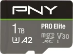 PNY PRE Elite microSDXC 1 TB / Pamäťová karta / Class 10 / UHS-I / U3 / A2 / V30 (P-SDU1TBV32100PRO-GE)