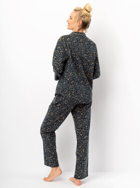 Kľúč LNS 706 B25 long/r S-XL dámske pyžamo so zipsom tmavě modrá S