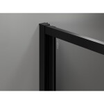 MEXEN/S - Exo sprchovací kút skladacie dvere 85 x 85, transparent, čierna 816-085-085-70-00