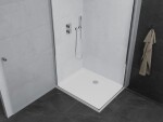 MEXEN/S - PRETORIA duo sprchovací kút 90 x 80, transparent, chróm + vanička vrátane sifónu 852-090-080-01-02-4010