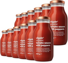 Vilgain Paradajková omáčka BIO – 12× sladká paprika 250 g