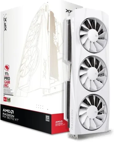 XFX Quicksilver Radeon RX 9070 XT Magnetic 16GB / 2970 MHz / 16GB GDDR6 / 256-bit / 1x HDMI + 3x DP / 700W (8+8) (RX-97TMAQKW9)