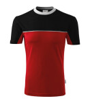 Tričko Colormix unisex červené XL