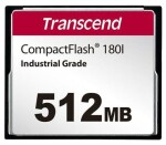 Transcend CF180 Compact Flash Karta 512MB / R: 85MBs / W: 70MBs (TS512MCF180I)