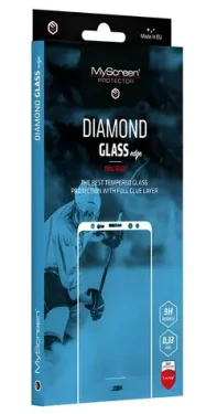 MyScreen Diamond Glass Edge čierna / Tvrdené sklo / Realme 9 Pro / Full Glue